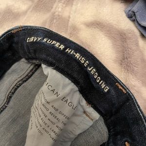 American Eagle size 12 super high rise skinny jeans